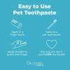 imageOxyfresh Premium Dog Toothpaste and Toothbrush  Best Dog Teeth Cleaning ampamp Pet Plaque and Tartar Fighter  Safe for Cats Too  Vet Formulated 4oz Pet Toothpaste  Large Finger BrushBest Seller  Brush