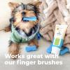 imageOxyfresh Premium Dog Toothpaste and Toothbrush  Best Dog Teeth Cleaning ampamp Pet Plaque and Tartar Fighter  Safe for Cats Too  Vet Formulated 4oz Pet Toothpaste  Large Finger BrushBest Seller  Brush