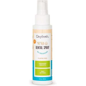 imageOxyfresh Advanced Pet Dental Spray  Instant Dog and Cat Fresh Breath Easiest No Brushing Pet Dental Solution for Dogs and Cats  Best Way to Fight Plaque Keep Teeth ampamp Gums Healthy 8ozIntro 3oz
