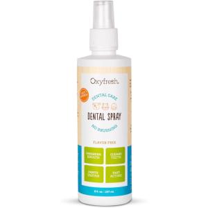 imageOxyfresh Advanced Pet Dental Spray  Instant Dog and Cat Fresh Breath Easiest No Brushing Pet Dental Solution for Dogs and Cats  Best Way to Fight Plaque Keep Teeth ampamp Gums Healthy 8ozTop Seller 8oz
