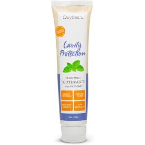 imageOxyfresh Cavity Protection Fresh Mint Fluoride Toothpaste  Low Abrasion Anticavity Toothpaste for Sensitive Teeth ampamp Gums  AllDay Fresh Breath 35 oz TubesTop Seller