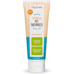 imageOxyfresh Premium Dog ampamp Cat Dental Gel Toothpaste  Best Teeth Cleaning Gel Helps Fight Plaque Tartar and Freshen Bad Dog ampamp Cat Breath  Best Pet Dental Care Toothpaste  4oz
